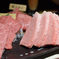 牛の達人　Private - 盛り合わせ盛り（正式名失念…）@3,800円＋税：リブ芯