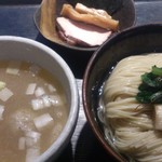 煮干し中華そば一燈 - 淡麗塩煮干しつけ麺（裏）