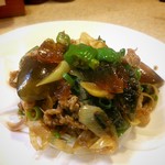 ゆたか - ピータン入り肉炒め