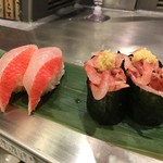 寿司 魚がし日本一 - 金目鯛　桜エビ
