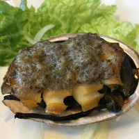 中納言 千日前味楽館 - 鮑の蒸し焼き