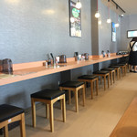 竹國 武蔵野うどん - カウンター席