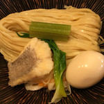 饗 くろ喜 - 鯛白湯つけそば 麺丼アップ（饗 くろ㐂） 2017.4