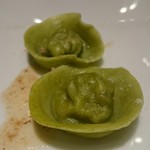 バール ウギャッデ - 牡蠣と空豆のラビオリ～カッペレッティ～