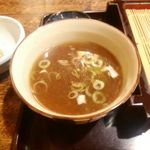 香取屋 - 蕎麦湯を楽しみます