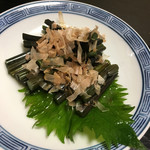 天一 - ぜんまい おひたし  たまりません