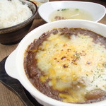 tanyakisakajuubei - 牛たんカレー（チーズのせ）定食