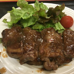 激安食堂 小林屋 - 牛ステーキ定食