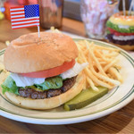 BASHI BURGER CHANCE - チーズバーガー@税込1,130円
