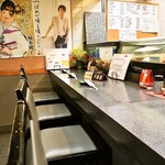 和幸寿司 - 店内（カウンター席）