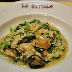 ラ・ベットラ・ダ・オチアイ - 牡蠣のリゾット
