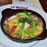 ラ・ベットラ・ダ・オチアイ - 的鯛のムニエル、カルリーナ風