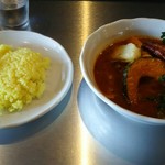 プラスワン - 厚切りベーコン&フランクフルト 野菜スープカレー