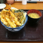 Tendon Tenya - 2017/春限定｢桜海老天丼｣です｡