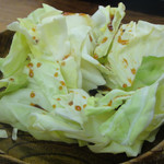 江畑 - 付き出し(キャベツ・ざく切り)