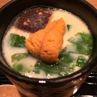 おたる政寿司 銀座 - うに入り茶碗蒸し
