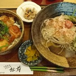 Echizen - 春の山菜おろしそばと、おろしソースカツ丼