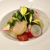 マスドラヴァンド - ホタテ貝のポワレ 野菜のマリネ