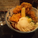 たけうちうどん店 - とり天ぶっかけ(冷)