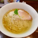 らあめん サンド - 比内地鶏軍鶏ロック塩ラーメン