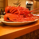 つるべ寿司 - 徳島由岐産の地物の伊勢エビ