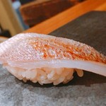 すし 喜邑 - 2017.3.  小鯛