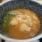 特製濃厚魚介つけめん（つけ汁）