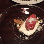 atri - デザート 自分の分はガラスの素敵な器で。