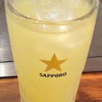 京都 下町のお好み焼き 昌・べた焼きの専門店 - シークワーサーチューハイ