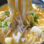 風遊斎 - ピリ辛豆腐スバの麺