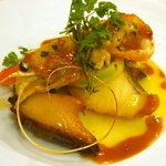 6800円ディナーの魚料理