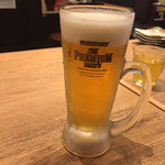 肉汁餃子のダンダダン - 昼から生ビール
