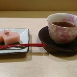 彩懐石 わらび高砂 - 桜の水羊羹