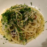 101010 - ランチ：シラスとブロッコリーのスパゲティ