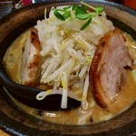 上州山賊麺 大大坊 - 【2017.4.15(土)】肉味噌山賊麺(並盛・150g)950円