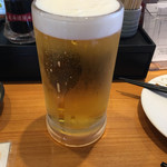 函館市場 - 生ビール（500円）