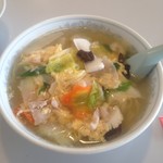 中国料理　朋友 - 五目ラーメン￥６５０