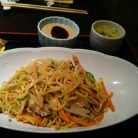 銀座 麒麟 - 上海風焼きそば　1550円