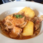 豚モツのリヨネーゼ