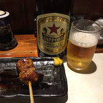 いさおや - つくね＆サッポロラガー赤星