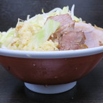 ラーメン二郎 - 小ラーメン＋野菜増しニンニク増し増し