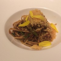 代官山ASO チェレステ 日本橋店 - 耳烏賊とセリのパスタ