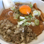 あかふじ - 油そば．あんかけなのが面白い．