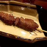 わらび野 - 熊の心臓の串焼き