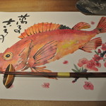 日本料理 潤花 - ２０１７年４月１５日のテーブルセット２