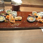 日本料理 潤花 - ２０１７年４月１５日の焼き物八寸１