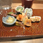 日本料理 潤花 - ２０１７年４月１５日の焼き物八寸２