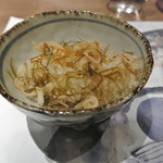 日本料理 潤花 - ２０１７年４月１５日の松前漬けご飯　取り分けて