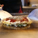 力丸 - 肉玉そば　調理7