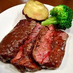 Bistroフルフル - 牛ハラミのロースト（取り分けました）